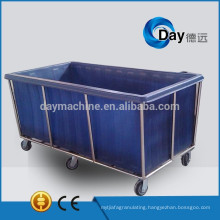 HM-28 stainless steel frame laundry carts with plastic body